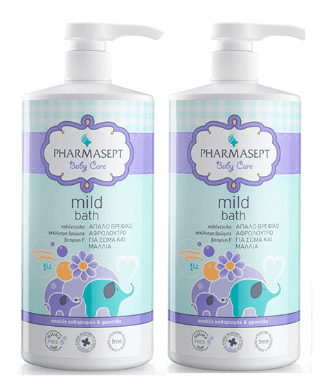 Pharmasept Promo Baby Care Mild Bath 1Lt 2 Τεμάχια 1 Product12138.Photo1.Original