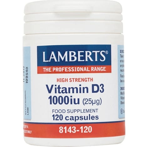 Lamberts Vitamin D3 1000IU 120 Κάψουλες 1 Product13806.Photo1.Original