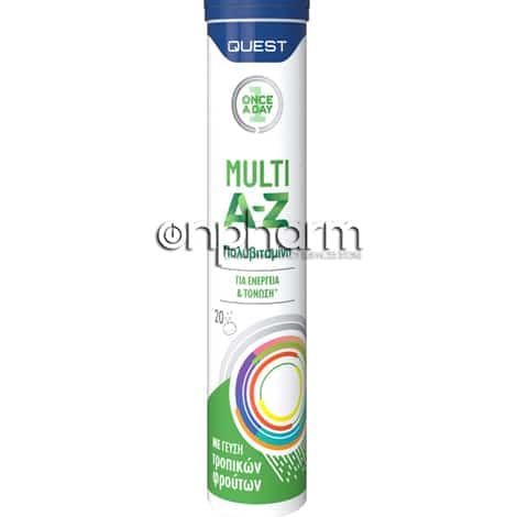 Quest Multi A-Z Vitamins 20Αναβράζουσες Ταμπλέτες 1 Product14353.Photo1.Original