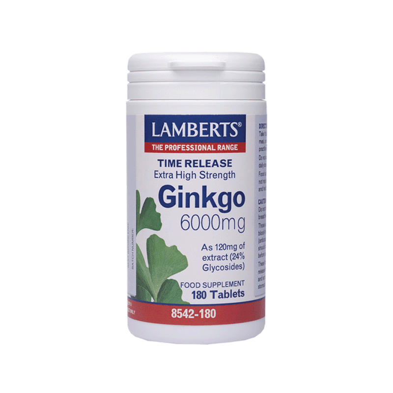 Lamberts Ginkgo Biloba Extract 6000mg 180 Tαμπλέτες 3 Product15707.Photo1.Original