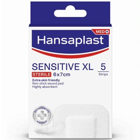 Hansaplast Sensitive 6 X 7cm 5 Τεμάχια 1 Product17387.Photo1.Original