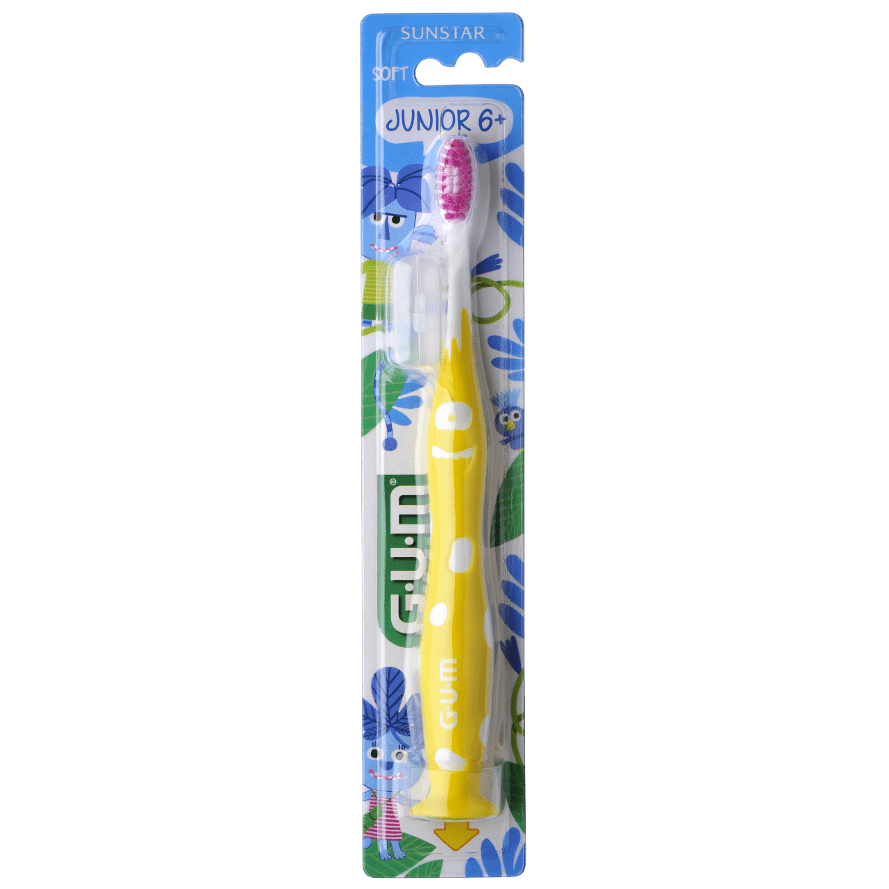 GUM Οδοντόβουρτσα Junior 6+ Κίτρινο 902 1 Product17764.Photo1.Original