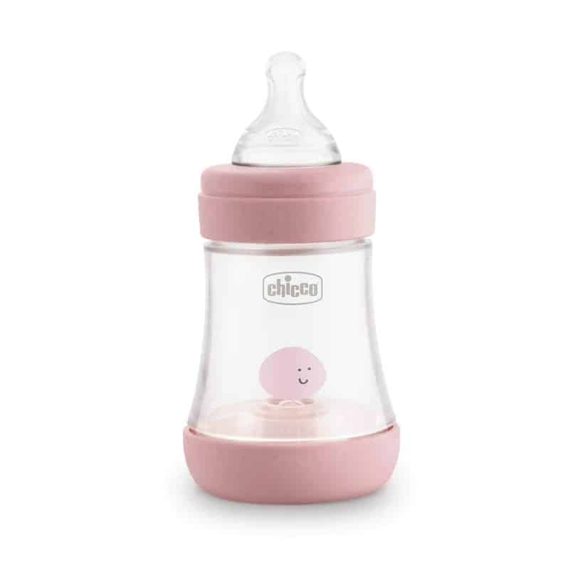 Chicco Μπιμπερό Πλαστικό Θηλή Σιλικόνης 0+ Μηνών Ροζ Perfect 5 150ml (20211-10) 1 Product19196.Photo1.Original