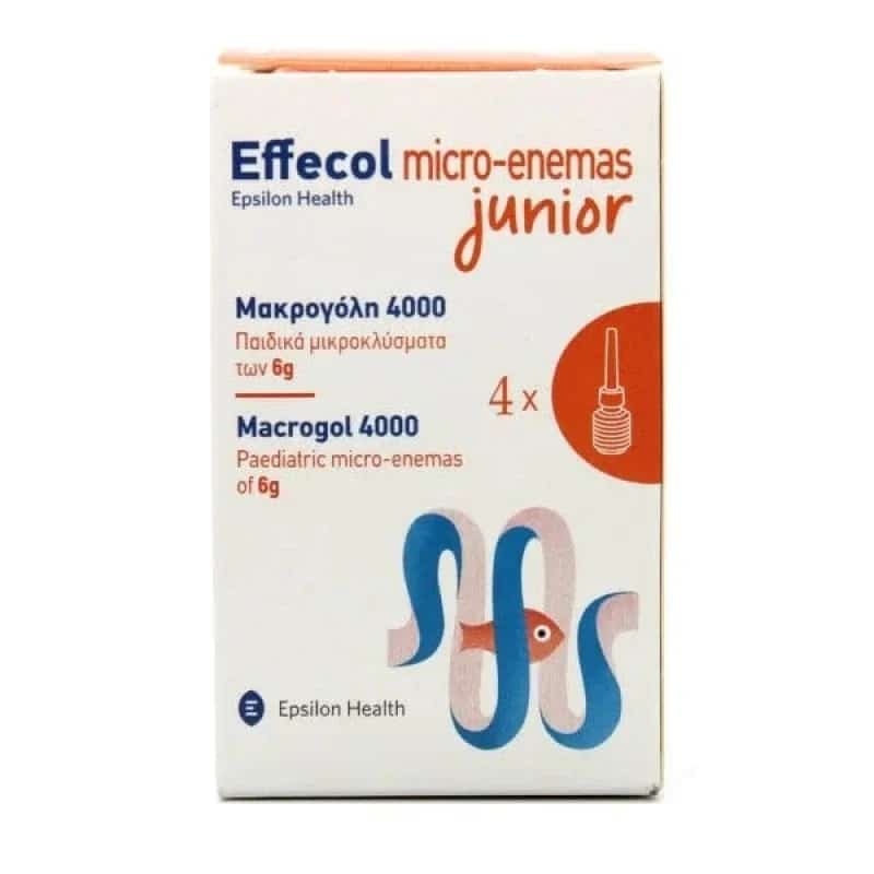 Epsilon Health Effecol Micro-Enemas Junior Macrogol 4000 4 x 6g 1 Product19359.Photo1.Original