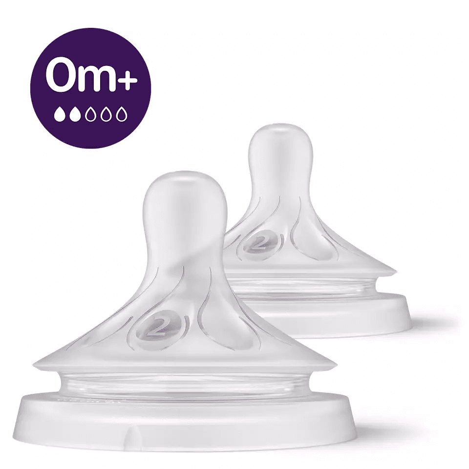 Avent Natural Response Θηλή Σιλικόνης Ροή 2(0+ Μηνών) 2 Τεμάχια SCY962/02 1 Product19706.Photo1.Original