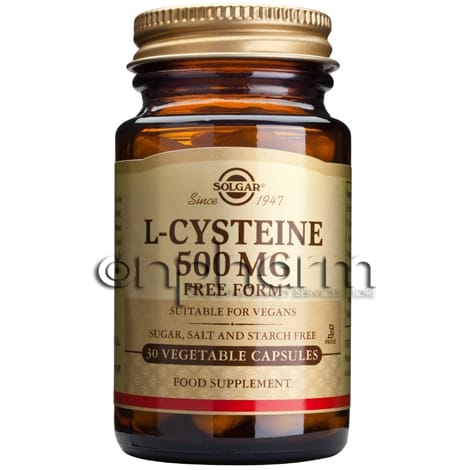 Solgar L-Cysteine 500mg 30 Φυτικές Κάψουλες 1 Product5634.Photo1.Original