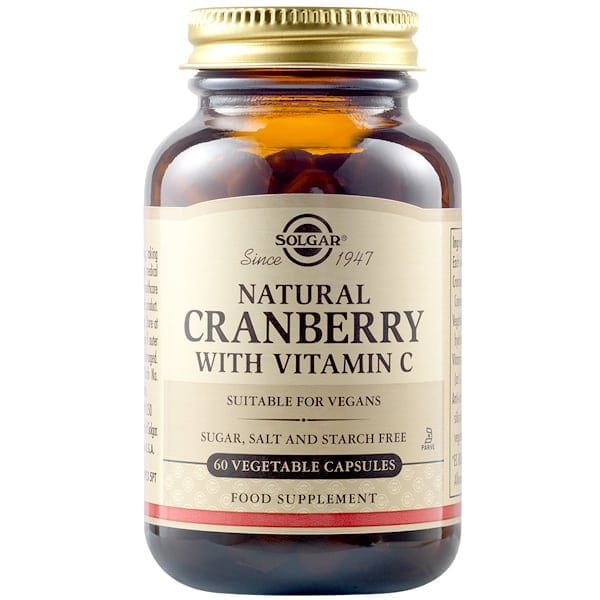 Solgar Natural Cranberry with Vitamin C 60 Φυτικές Κάψουλες 1 Product5664.Photo1.Original