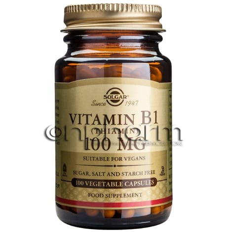 Solgar Vitamin B1 (Thiamin) 100mg 100 Φυτικές Κάψουλες 1 Product5708.Photo1.Original