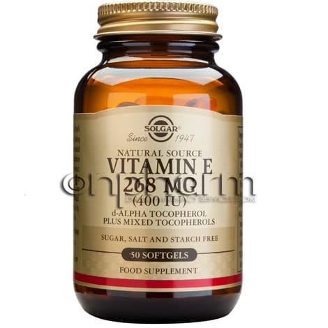 Solgar Vitamin E Natural 400 IU softgels 50s 1 Product5737.Photo1.Original