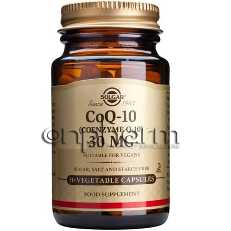Solgar Coenzyme Q-10 30mg 30 Μαλακές Κάψουλες 1 Product5756.Photo1.Original