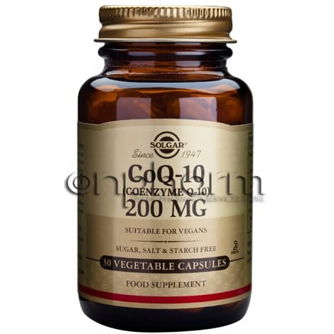 Solgar Coenzyme Q-10 200mg 30 Φυτικές Κάψουλες 1 Product5762.Photo1.Original