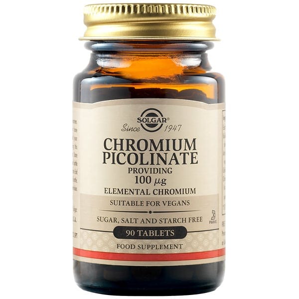Solgar Chromium Picolinate 100μg 90 Ταμπλέτες 1 Product5824.Photo1.Original