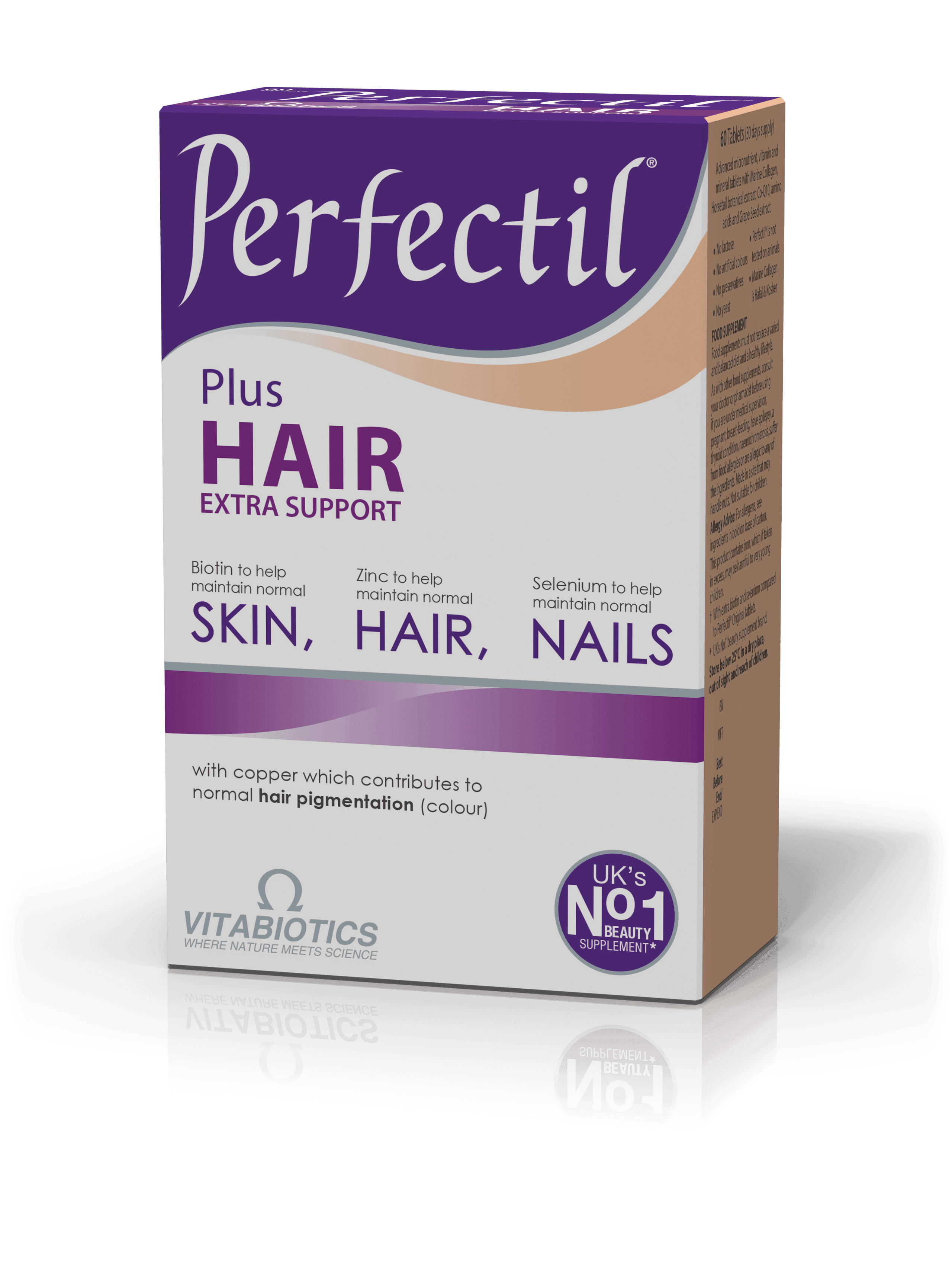 Vitabiotics Perfectil Plus Hair 60 Ταμπλέτες 1 Product8591.Photo1.Original
