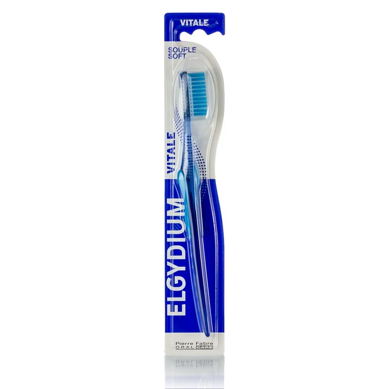 Elgydium Vitale Οδοντόβουρτσα Soft Μπλε 1 Τεμάχιο 1 s3 (1)