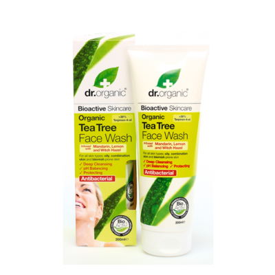 Dr. Organic Tea Tree Face Wash 200ml