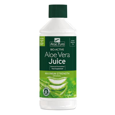 Optima Aloe Vera Juice Maximum Strength 100% Φυσικός Χυμός Αλόης 1000ml