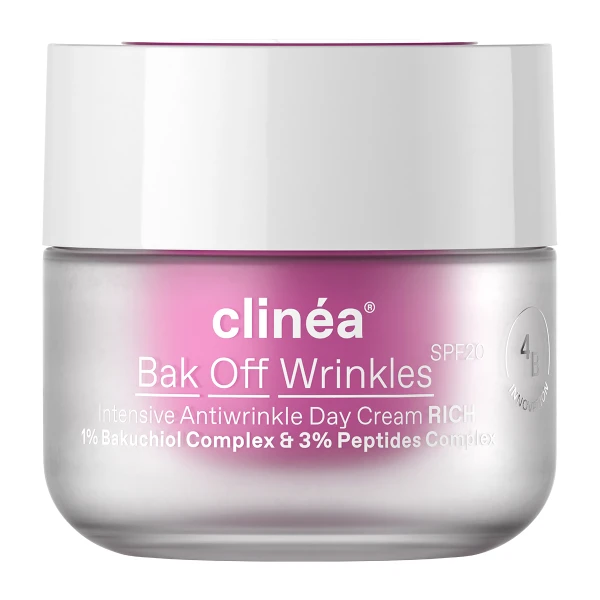 Clinea Bak Off Wrinkles Rich Cream Αντιγηραντική Κρέμα SPF20 50ml 1 0798607cc7ab7955da3d460b2c1f0bdf.jpeg
