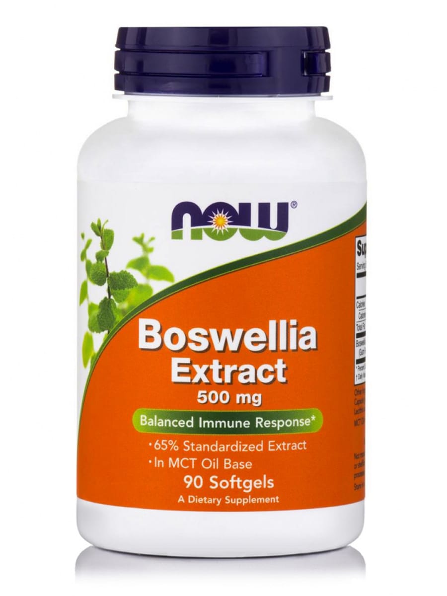 NOW Foods Boswelia Extract 500mg 90 Μαλακές Κάψουλες 1 boswellia-extract-500-mg-softgels