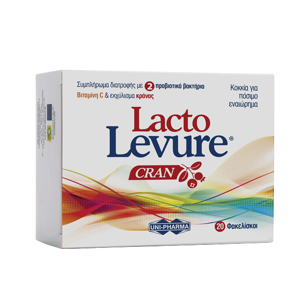 UniPharma Lactolevure Cran 20 Φακελίσκοι 1 lactolevure-cran