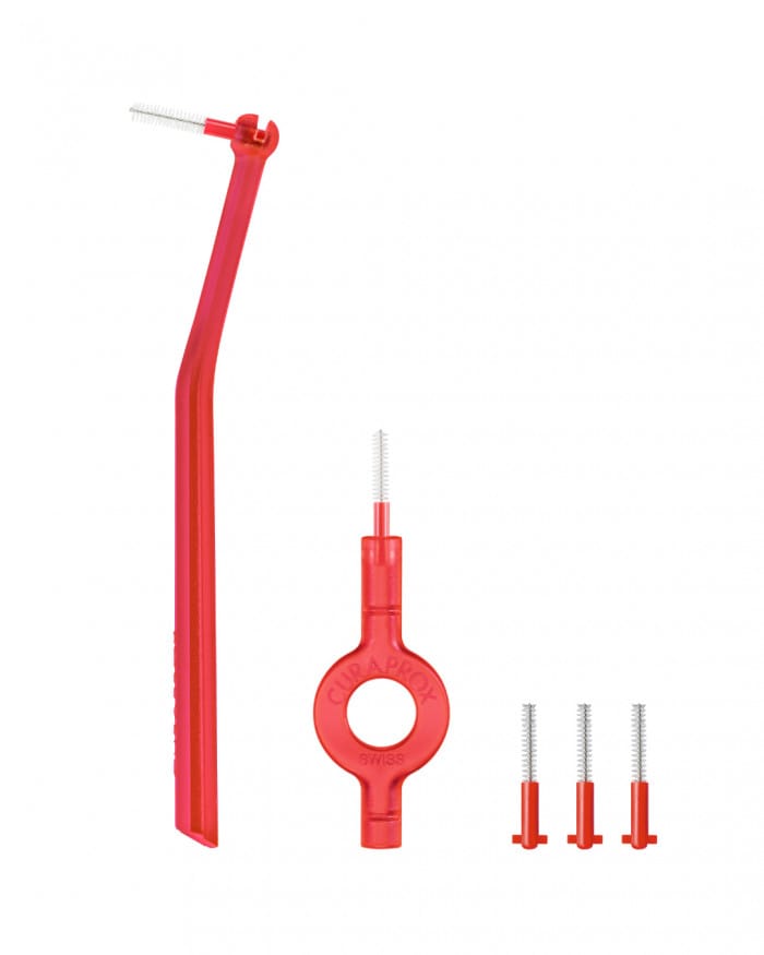Curaprox Prime Start 07 Μεσοδόντιο Βουρτσάκι Κόκκινο 1 mesodontia-vourtsakia-set-prime-start-megethos-07