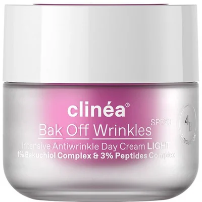 Clinea Bak Off Wrinkles Light Cream Αντιγηραντική Κρέμα SPF20 50ml 2 s3 (55)
