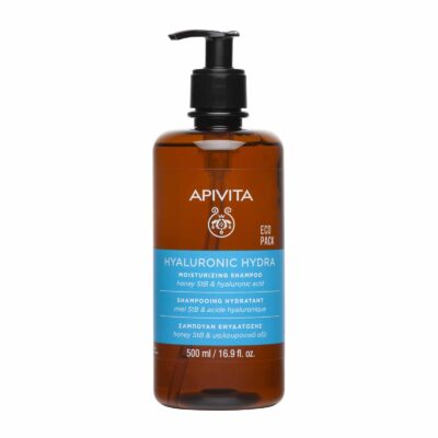 Apivita Hyaluronic Hydra Σαμπουάν Ενυδάτωσης Ecopack 500ml