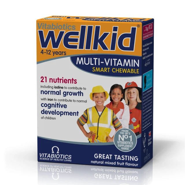 Vitabiotics Wellkid 30Μασώμενες Ταμπλέτες 1 14602c288cb092b7eb5b532758c1f737.png