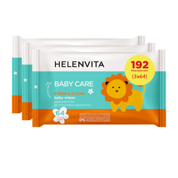 Helenvita Baby Μωρομάντηλα 192 Τεμάχια 1 5213010810346