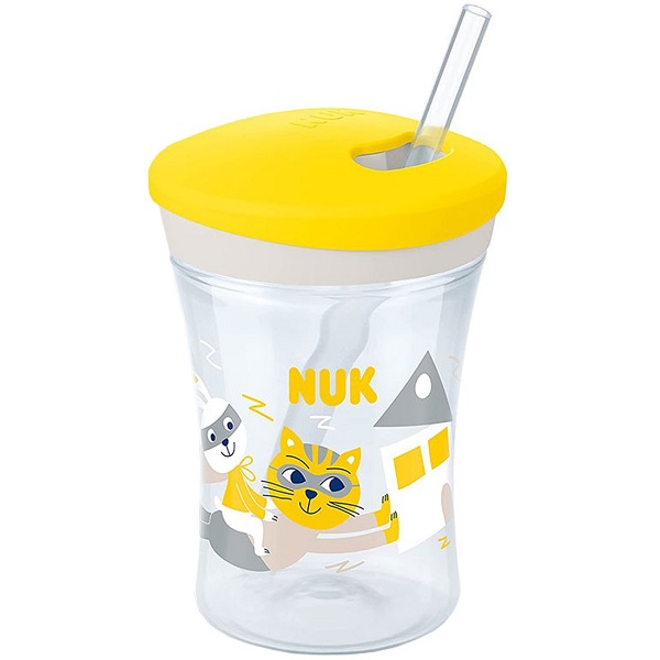 NUK Action Cup ΚΙΤΡΙΝΟ 230ml 1 NUK Action Cup ΚΙΤΡΙΝΟ 230ml