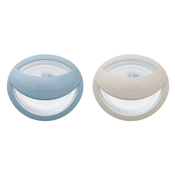 NUK MommyFeel Πιπίλα Σιλικόνης 0-9 Μηνών ΓΑΛΑΖΙΟ-ΓΚΡΙ 2 Τεμάχια 1 NUK MommyFeel Πιπίλα Σιλικόνης 0-9 Μηνών ΓΑΛΑΖΙΟ-ΓΚΡΙ 2 Τεμάχια