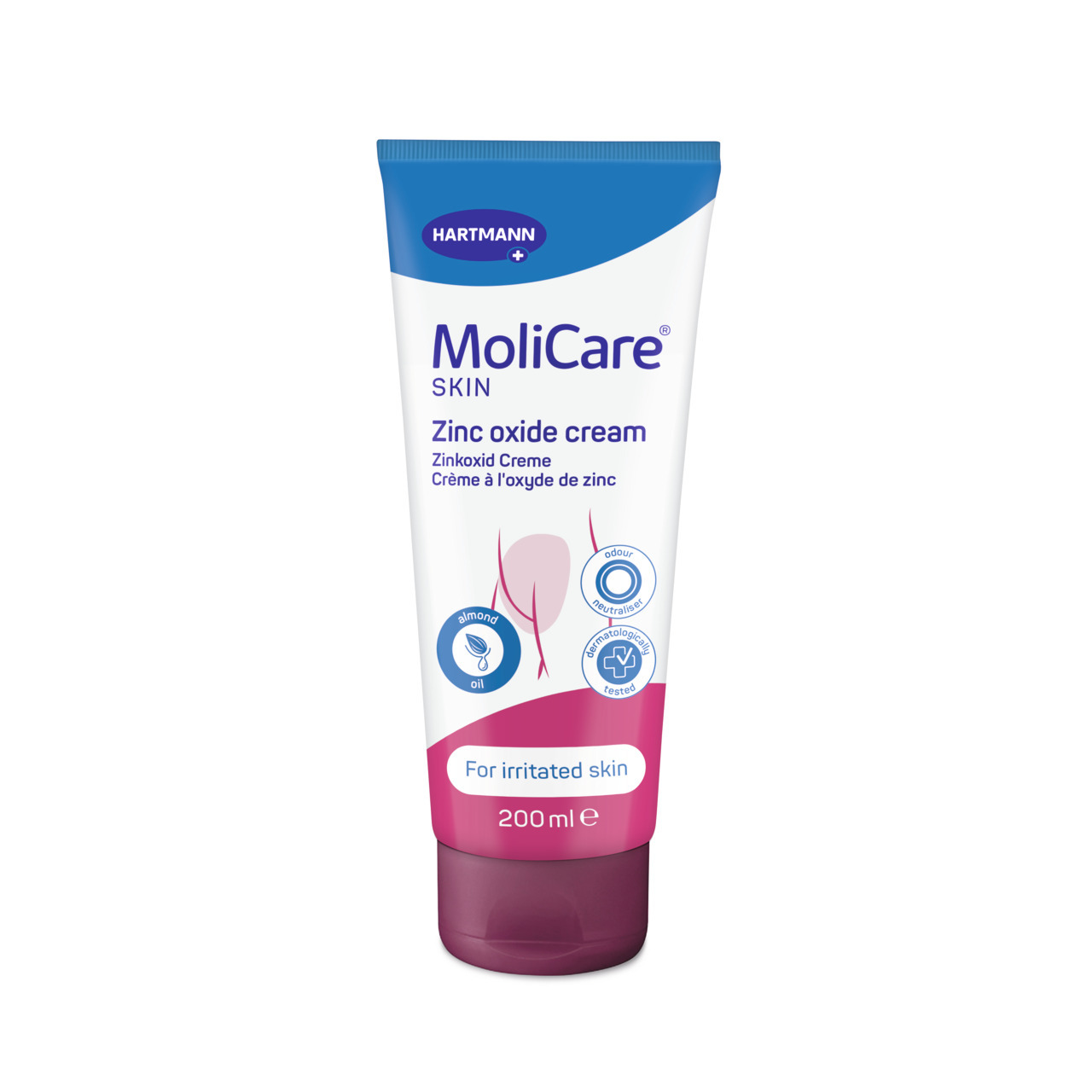 Hartmann Molicare Skin Zinc Oxide Cream 200ml 1 Hartmann Molicare Skin Zinc Oxide Cream 200ml