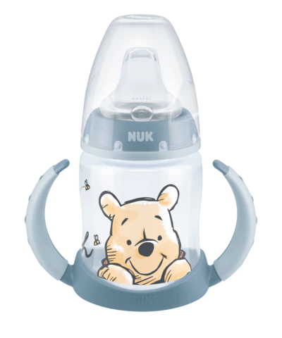 NUK Disney Winnie the Pooh First Choice Μπιμπερό Εκπαίδευσης Με Δείκτη Ελέγχου Θερμοκρασίας ΓΑΛΑΖΙΟ 150ml