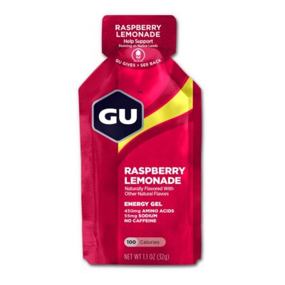 GU Energy Gel 32g Raspberry Lemonade χωρίς Καφεΐνη