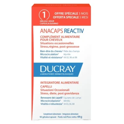 DUCRAY Anacaps Reactiv 90 Κάψουλες
