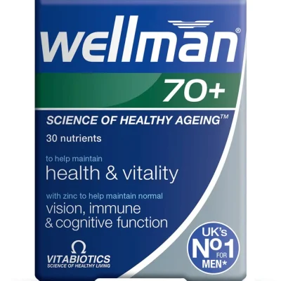 Vitabiotics Wellman 70+ 30Ταμπλέτες