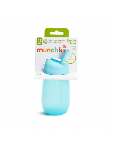 Munchkin Simple Clean Straw Cup Μπλε 296ml 2 Munchkin Simple Clean Straw Cup Μπλε 296ml - Image 2