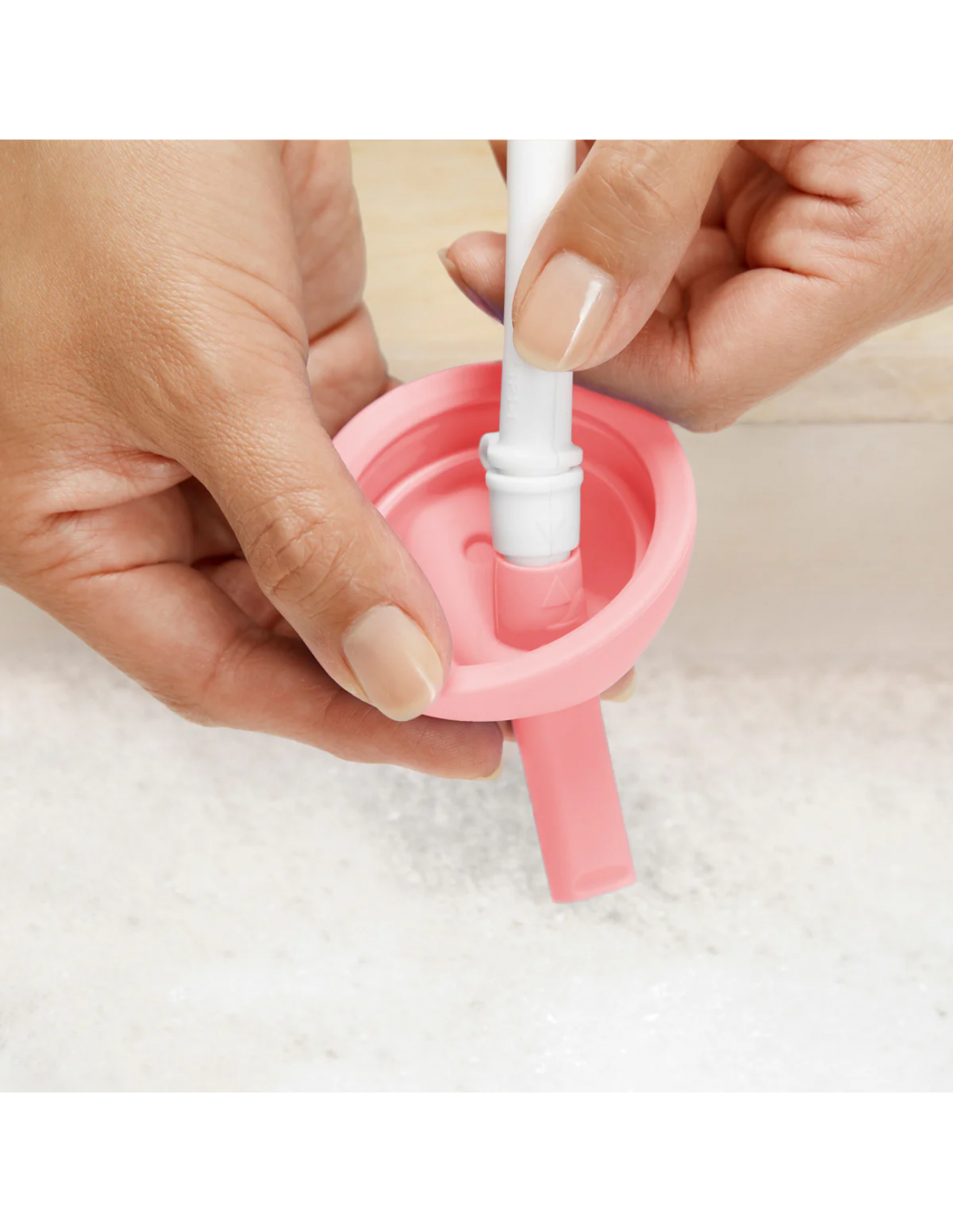 Munchkin Simple Clean Straw Cup Ροζ 296ml 3 Munchkin Simple Clean Straw Cup Ροζ 296ml - Image 3