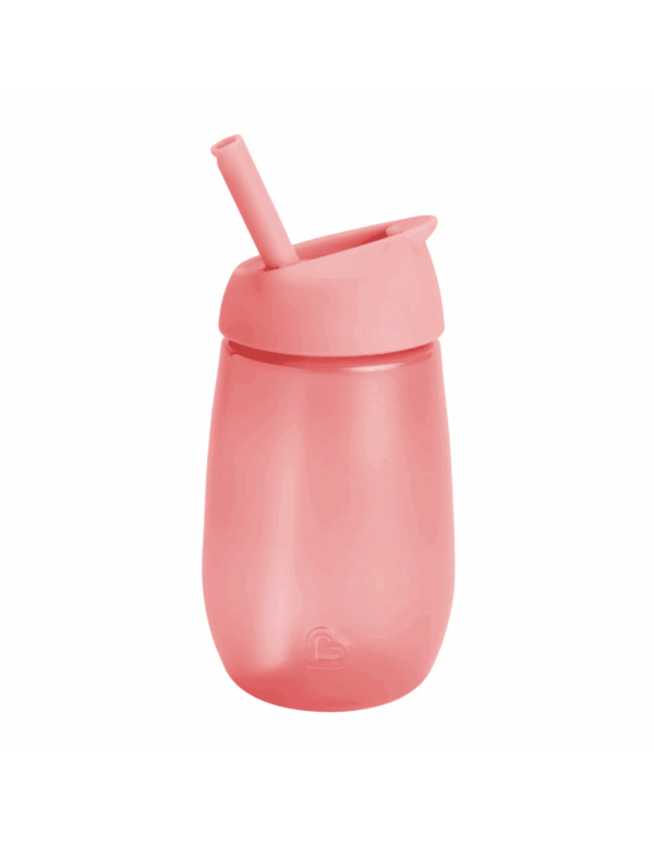 Munchkin Simple Clean Straw Cup Ροζ 296ml 1 Munchkin Simple Clean Straw Cup Ροζ 296ml