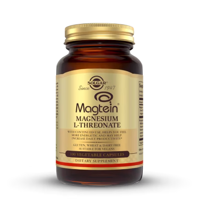 Solgar Magtein Magnesium L-Threonate 60 Φυτικές Κάψουλες