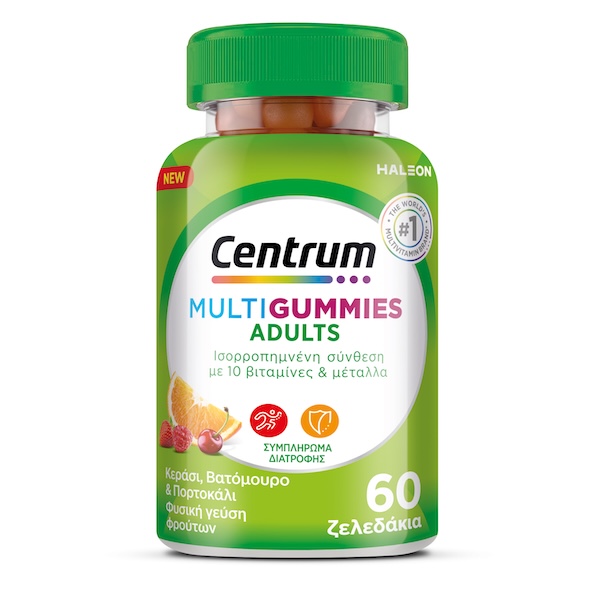 Centrum MULTIGUMMIES Adults 60 Ζελεδάκια 1 Centrum MULTIGUMMIES Adults 60 Ζελεδάκια