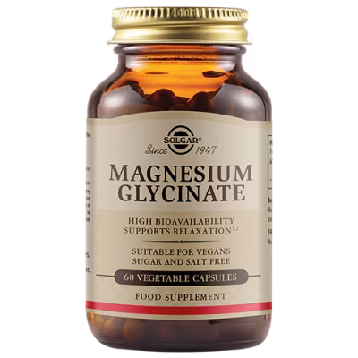 Solgar Magnesium Glycinate 60 Φυτικές Κάψουλες
