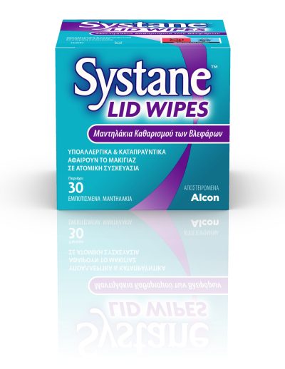 SYSTANE® Lid Wipes Μαντηλάκια Καθαρισμού Βλεφάρων 30 Τεμάχια