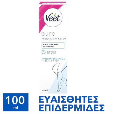 VEET Κρέμα Αποτρίχωσης για Ευαίσθητες Επιδερμίδες 100ml
