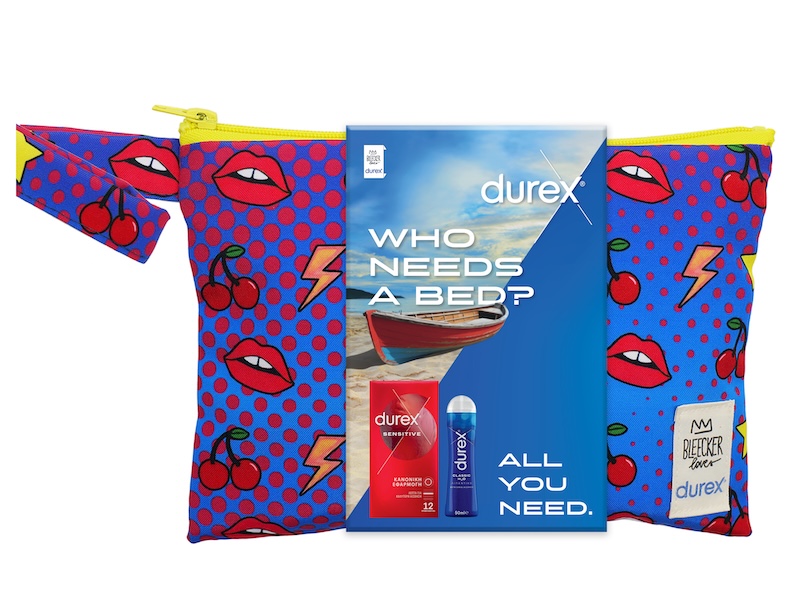DUREX Summer x Bleecker & Love - Blue 1 DUREX Summer x Bleecker & Love - Blue