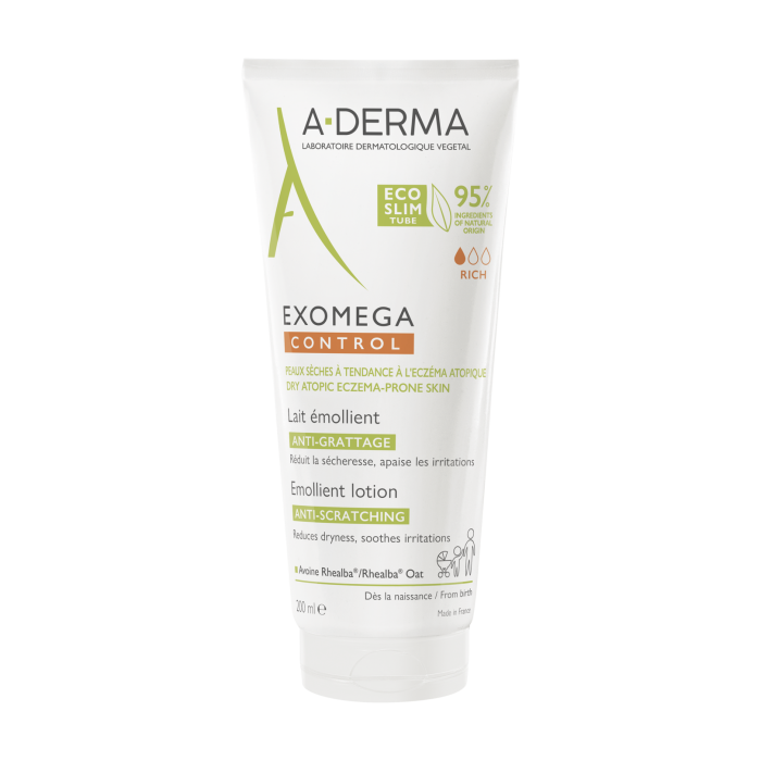 A-DERMA Exomega Control Μαλακτικό Γαλάκτωμα κατά του Αισθήματος Κνησμού 200ml 1 A-DERMA Exomega Control Μαλακτικό Γαλάκτωμα κατά του Αισθήματος Κνησμού 200ml
