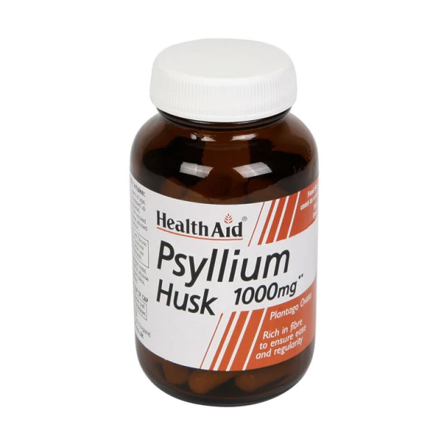Health Aid Psyllium Husk 1000mg 60 Κάψουλες 1 Health Aid Psyllium Husk 1000mg 60 Κάψουλες