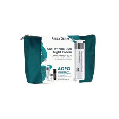 Frezyderm Promo Anti-Wrinkle Rich Night Cream 50ml με ΔΩΡΟ Anti-Wrinkle Rich Day Cream 15ml-Eye Cream 5ml & Velvet Colors Medium 2ml