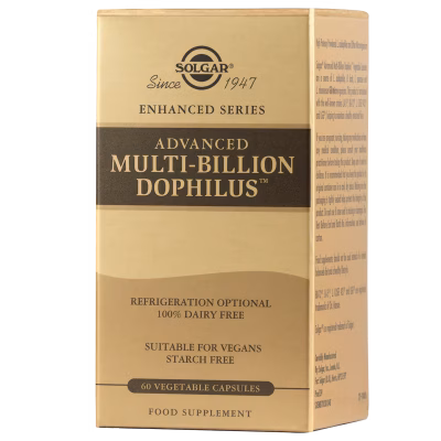 Solgar Advanced Multi-Billion Dophilus 60 Φυτικές Κάψουλες