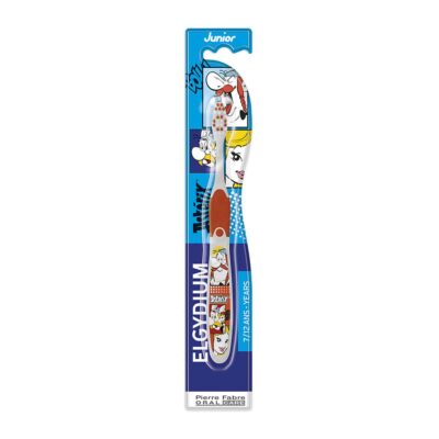 Elgydium Junior Asterix Παιδική Οδοντόβουρτσα 7 έως 12 ετών 1 Τεμάχιο