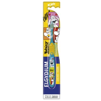 Elgydium Kids Asterix Παιδική Οδοντόβουρτσα 2 έως 6 ετών 1 Τεμάχιο